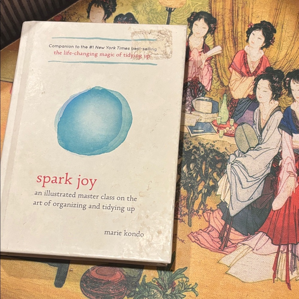 Marie Kondo's 'Spark Joy' - White Cover